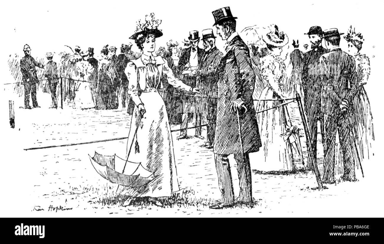 1065 Herrn Punch Buch von Sport (Abbildung Seite 11). Stockfoto