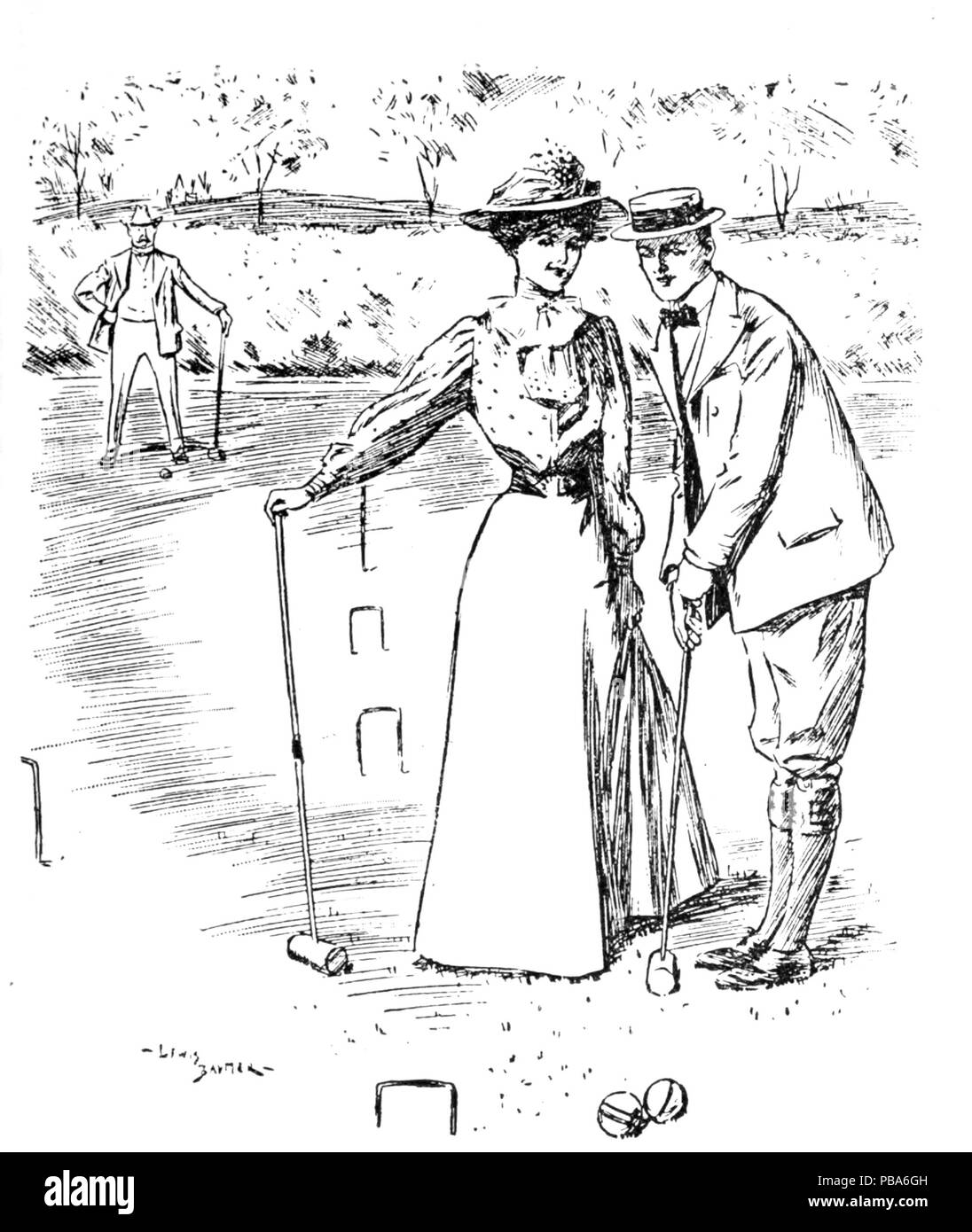 1065 Herrn Punch Buch von Sport (Abbildung auf Seite 113) Stockfoto