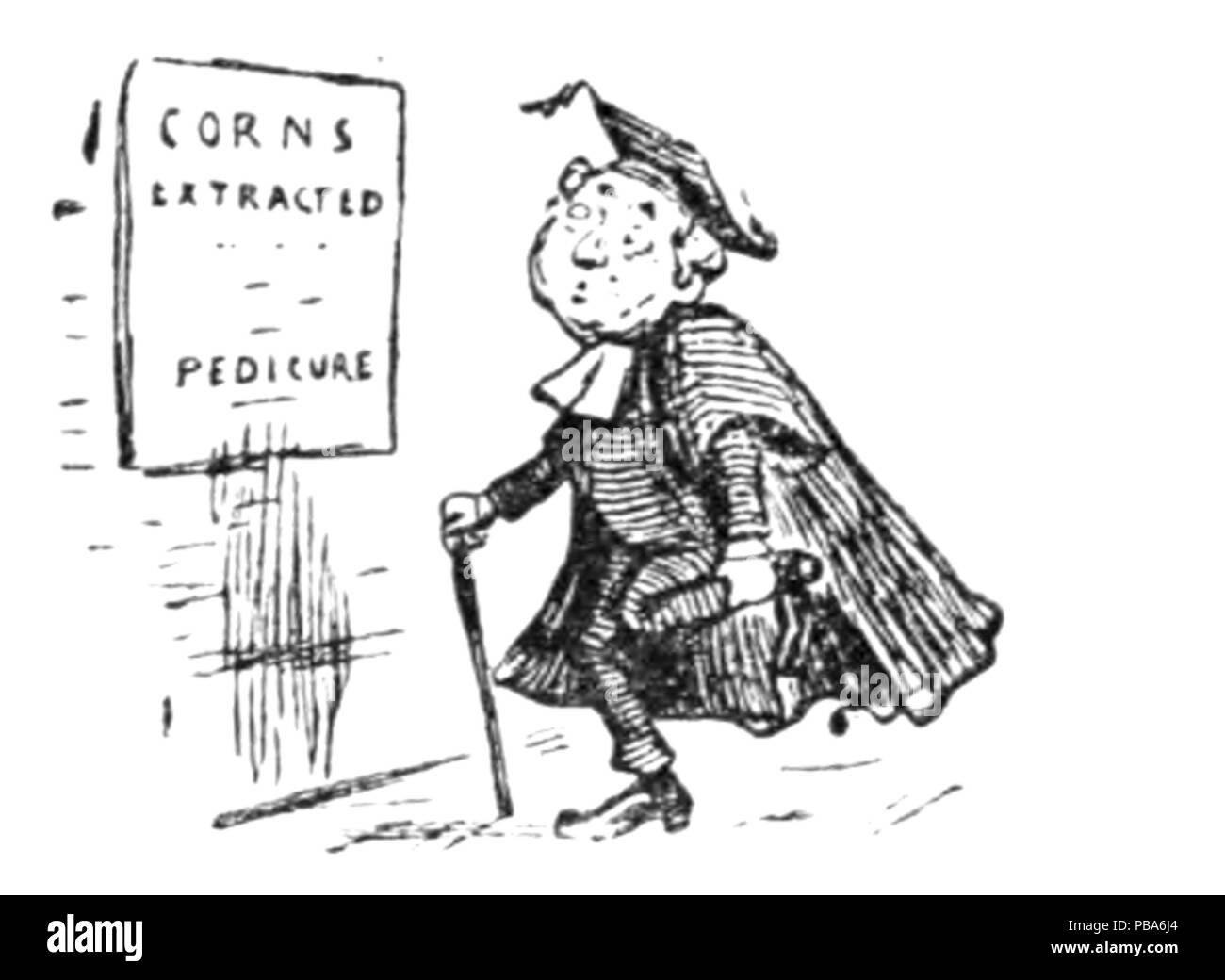 1065 Herrn Punch Buch von Sport (Abbildung Seite 150 A) Stockfoto