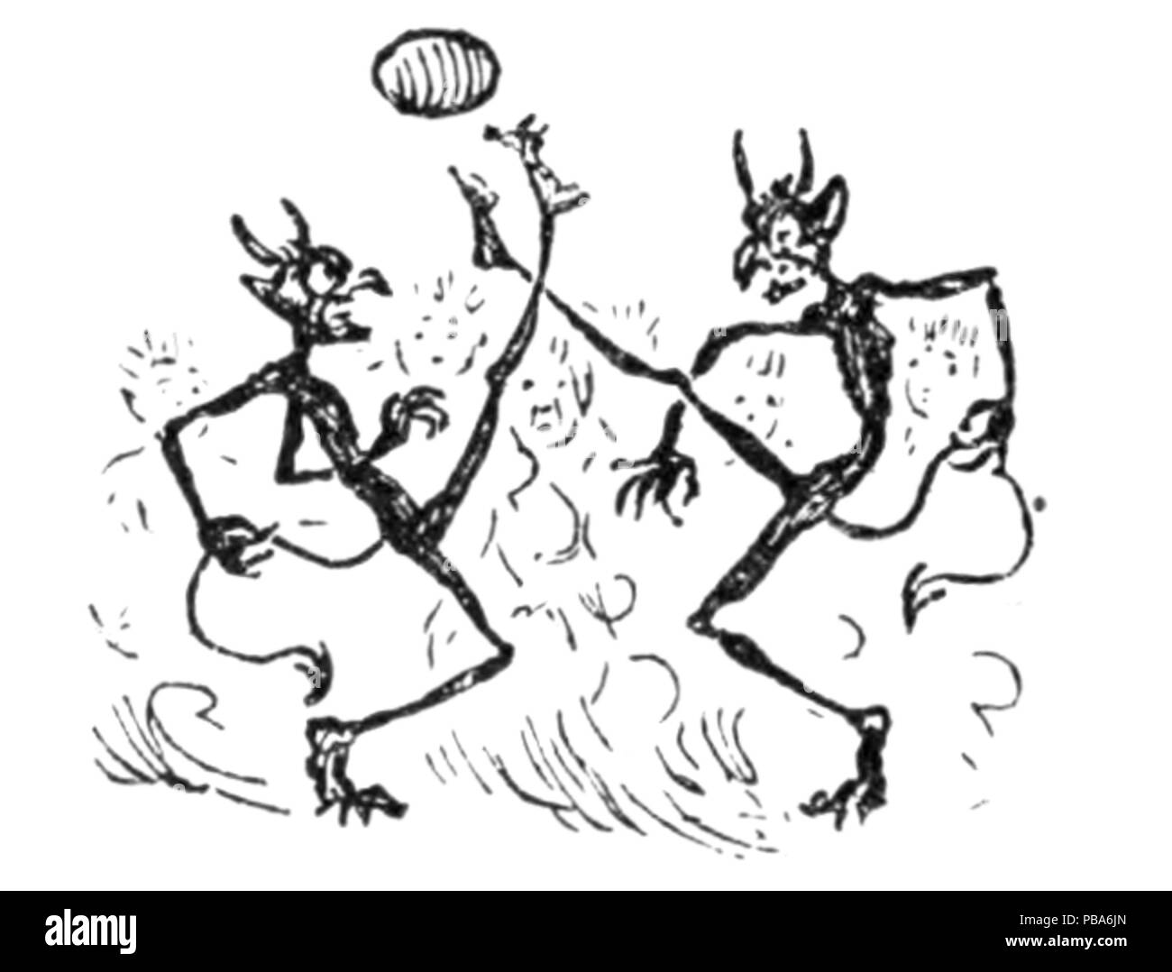 1065 Herrn Punch Buch von Sport (Abbildung Seite 154 C) Stockfoto