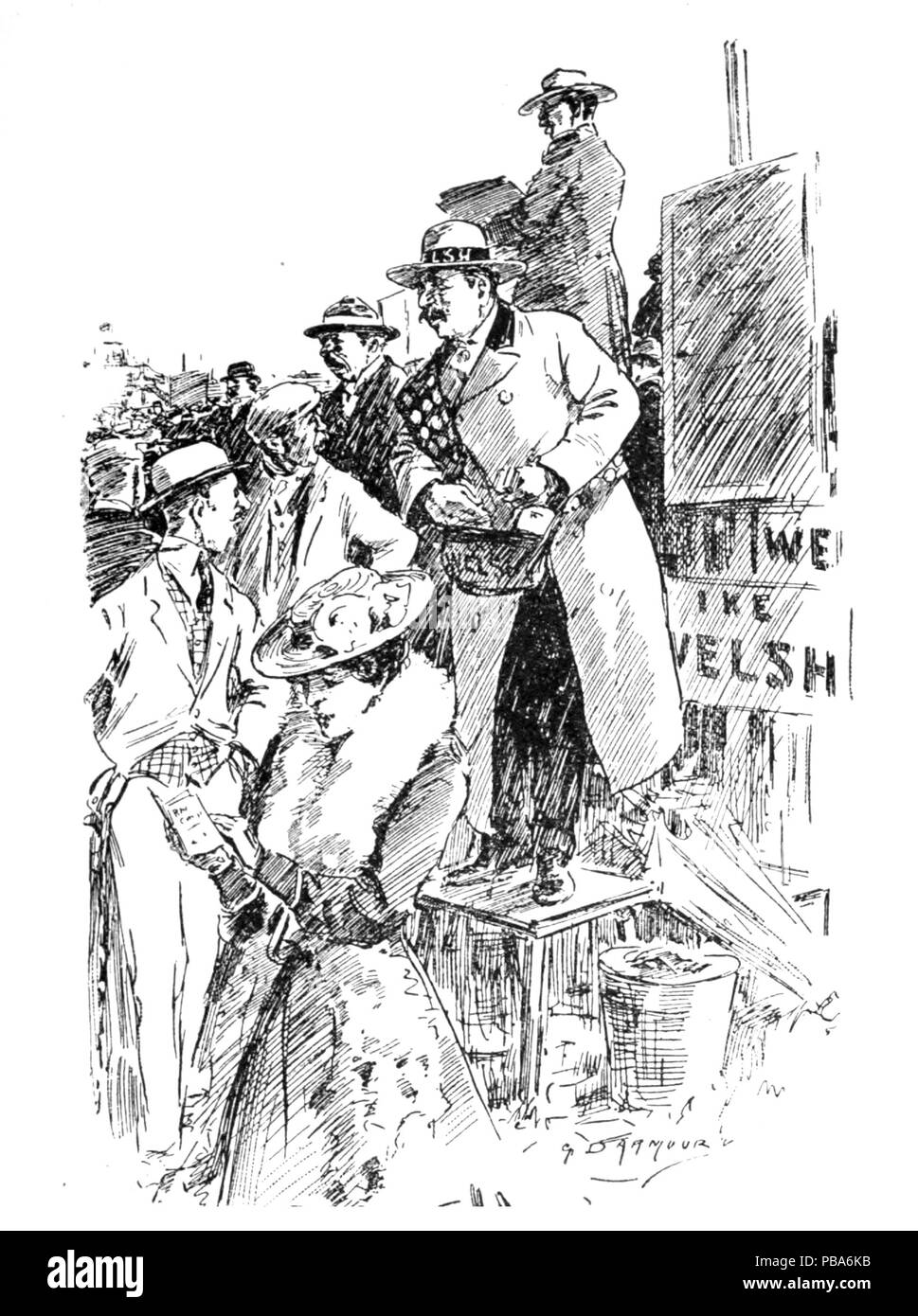 1065 Herrn Punch Buch von Sport (Abbildung auf Seite 169) Stockfoto