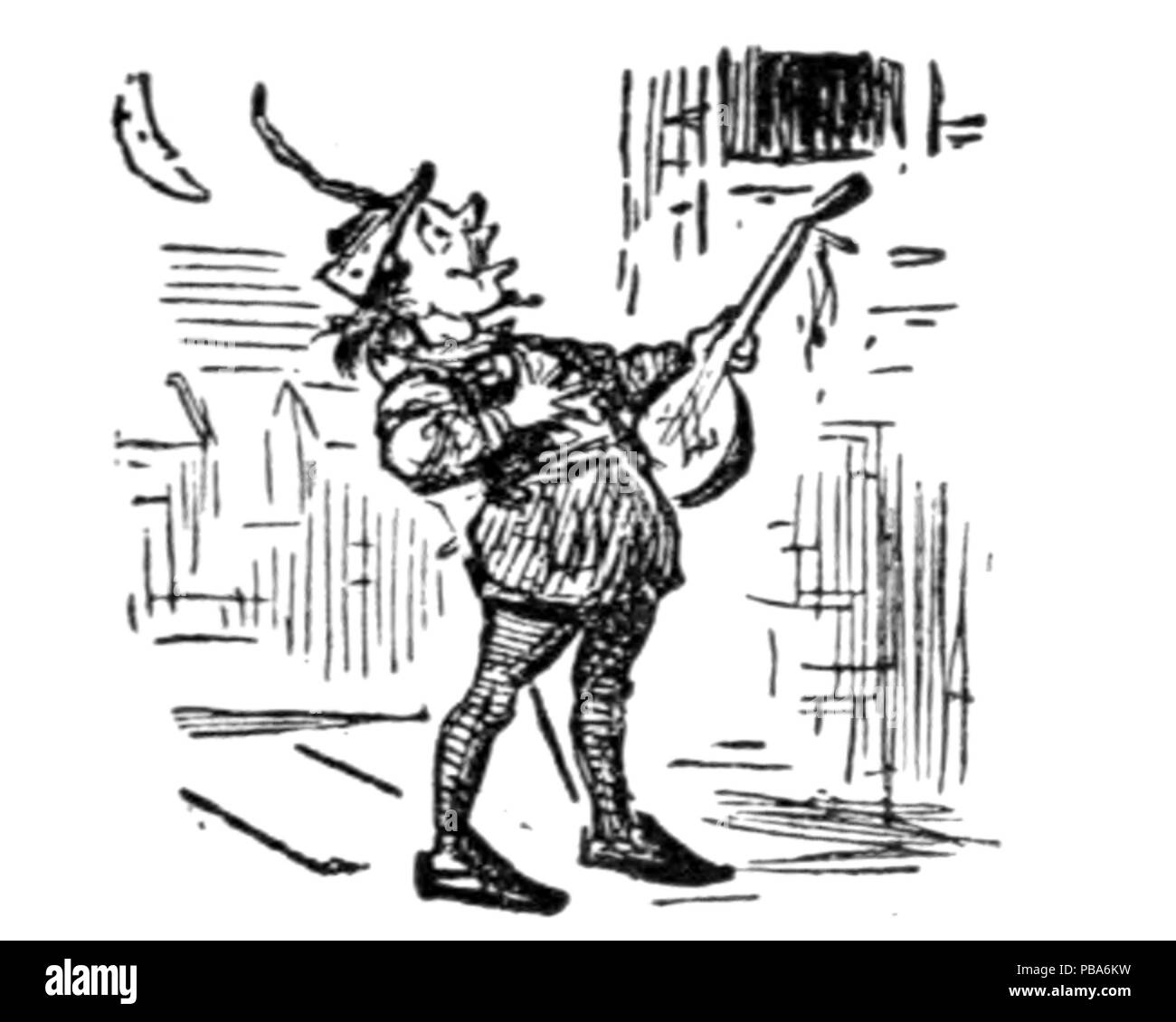 1065 Herrn Punch Buch von Sport (Abbildung Seite 183 A) Stockfoto