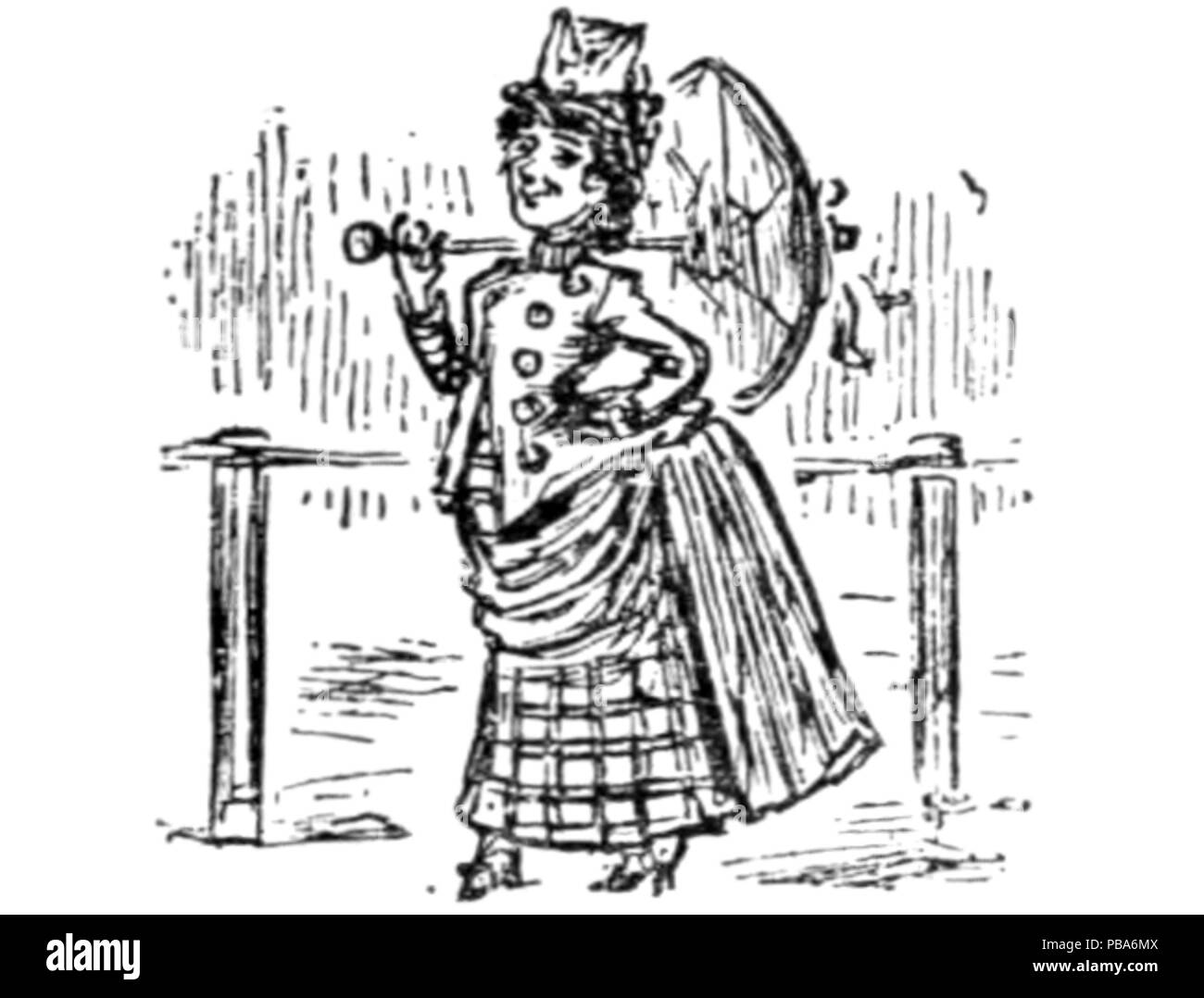 1065 Herrn Punch Buch von Sport (Abbildung Seite 25 A) Stockfoto