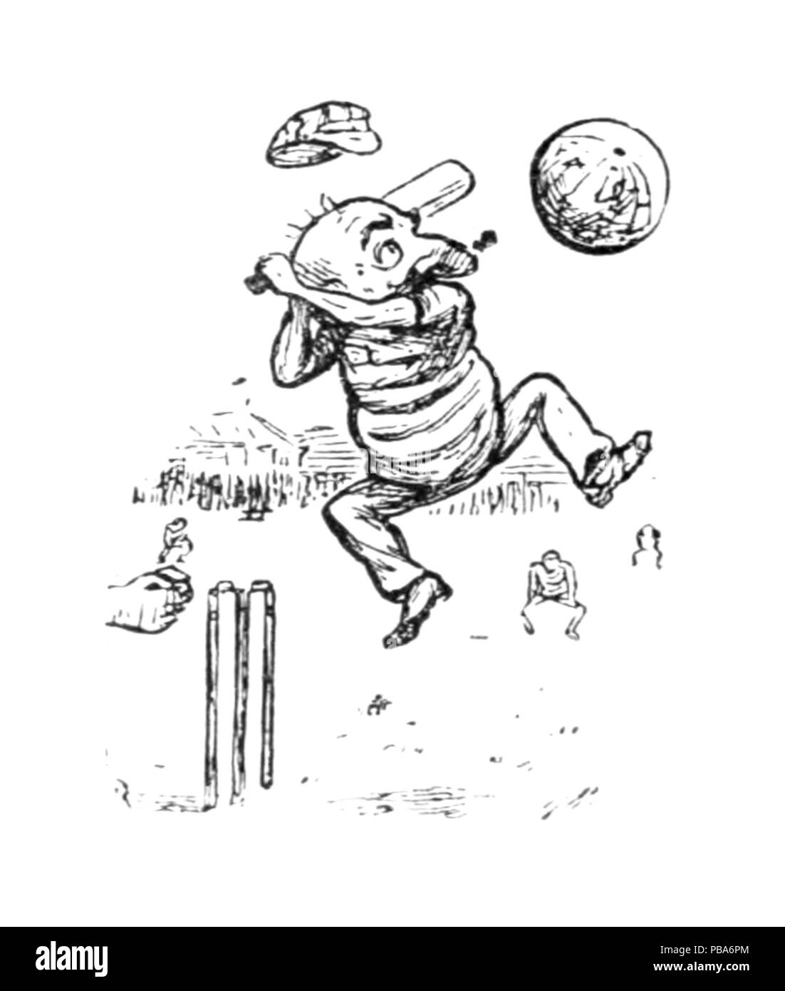 1065 Herrn Punch Buch von Sport (Abbildung Seite 6) Stockfoto