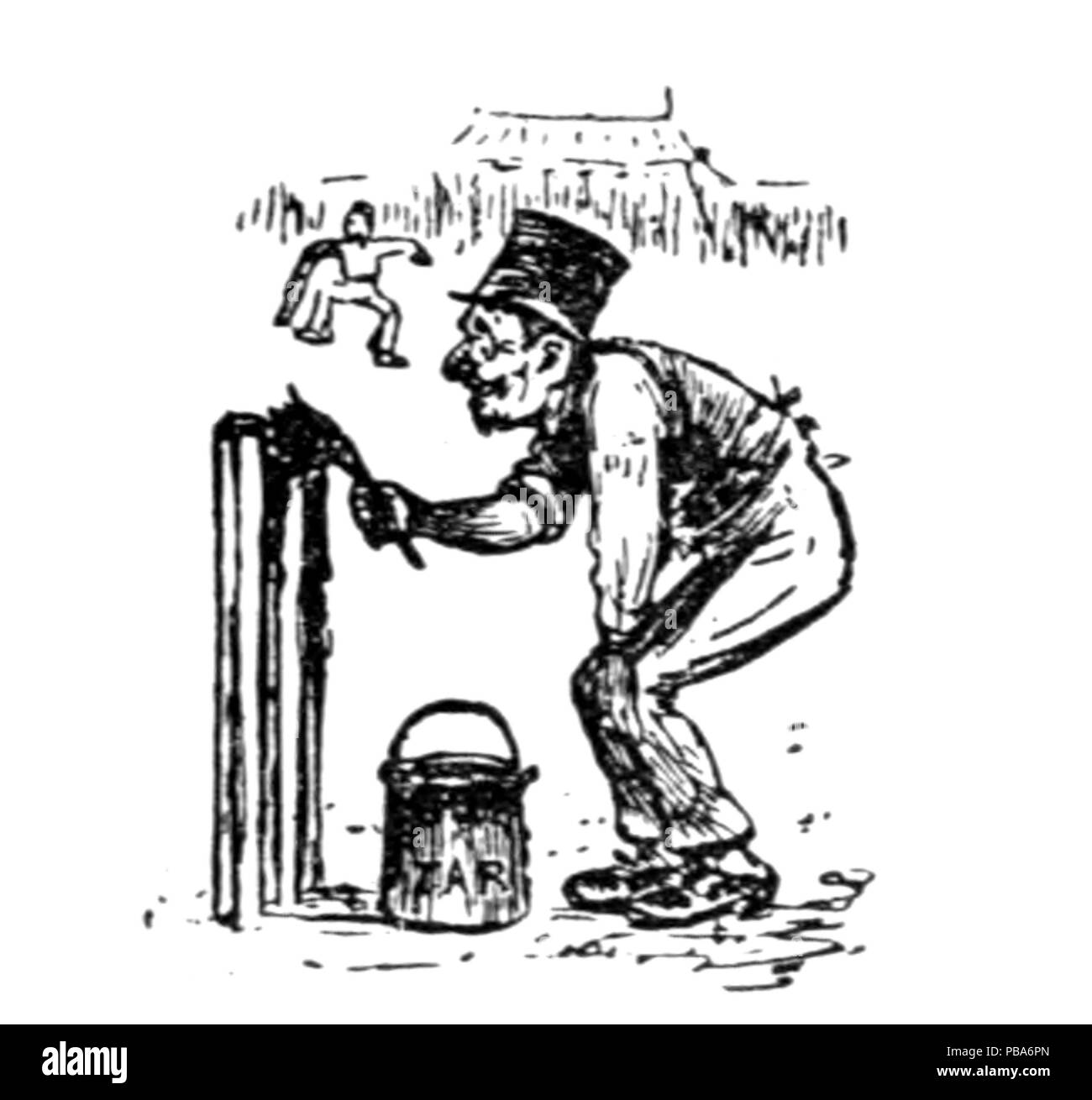 1065 Herrn Punch Buch von Sport (Abbildung Seite 61 A) Stockfoto