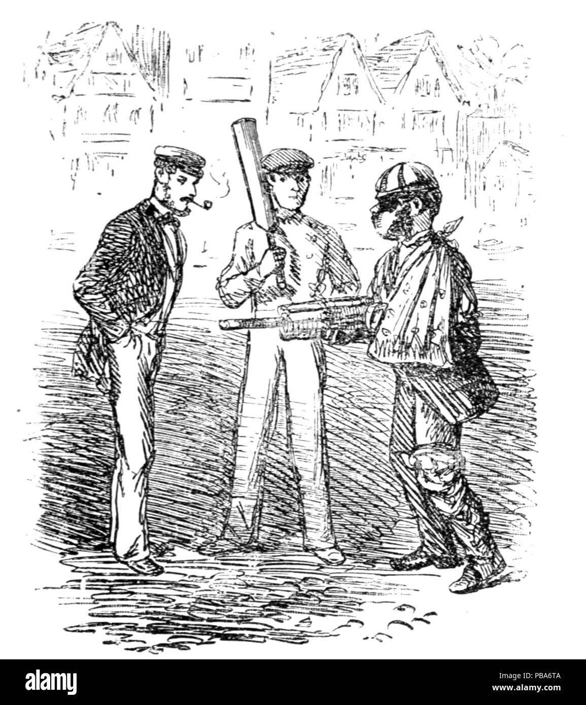 1065 Herrn Punch Buch von Sport (Abbildung Seite 81). Stockfoto