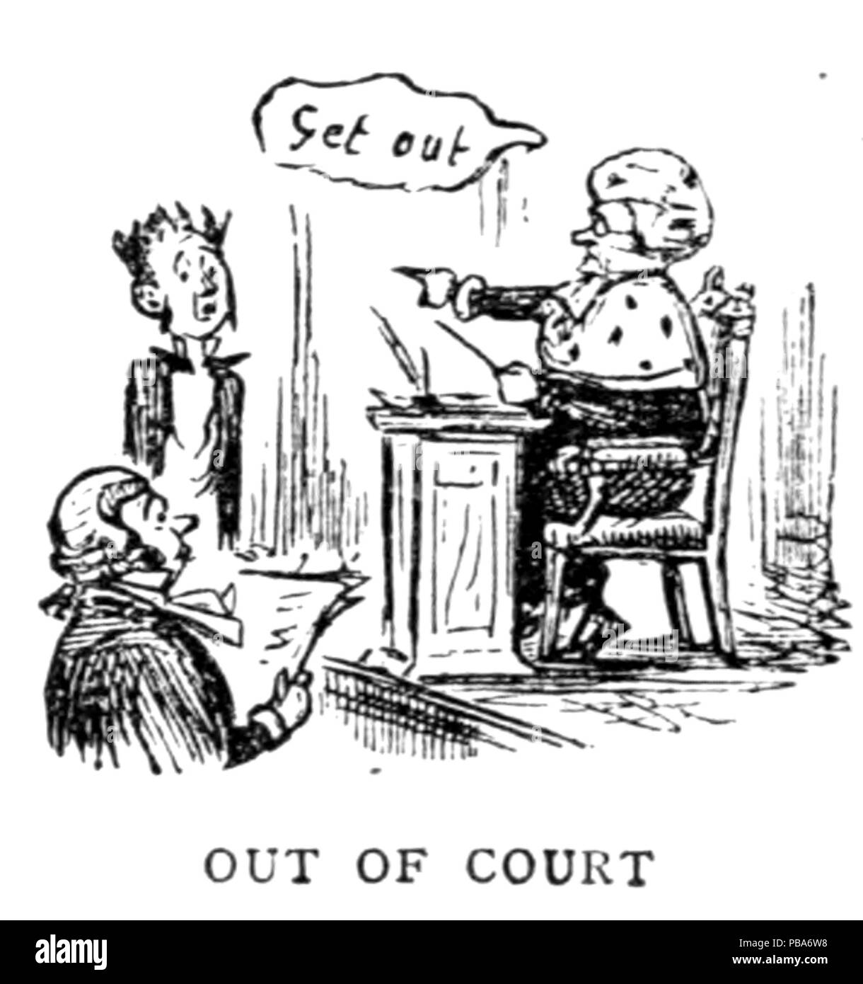 1066 Herrn Punch Buch von Sport (Abbildung Seite 98 B) Stockfoto