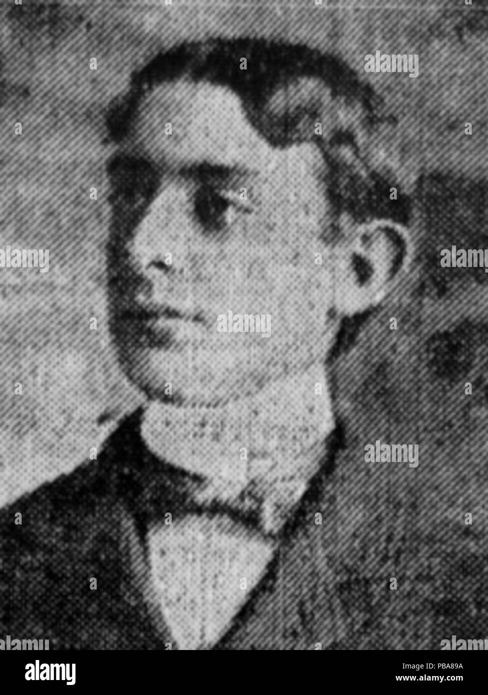 1070 Mugshot von Marco H. Hellman von Los Angeles, Kalifornien, 1905 Stockfoto