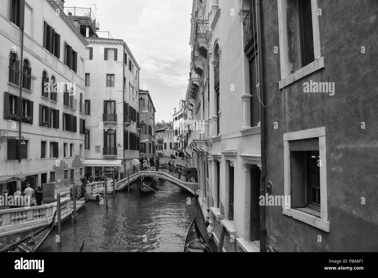 Straßen von Venedig Stockfoto