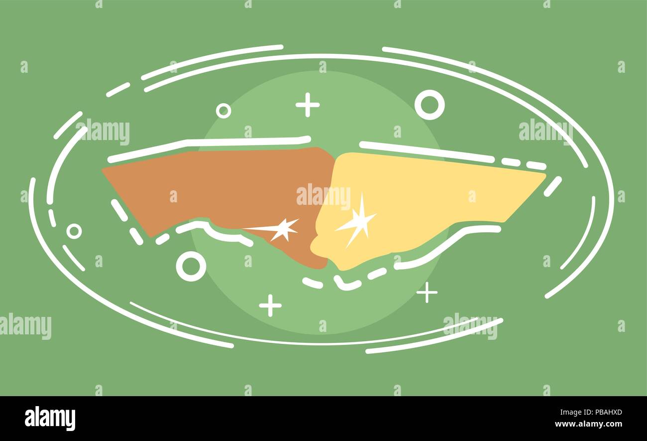 Zwei Fäuste anstoßen. Cartoon bump Geste. Neue flache Linie angezeigt. Vector Illustration. Stock Vektor