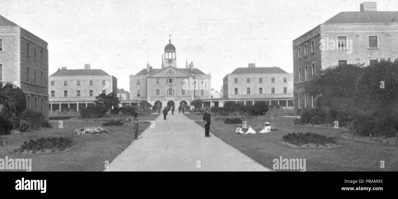 1274 Royal Naval Hospital, Stonehouse Stockfoto