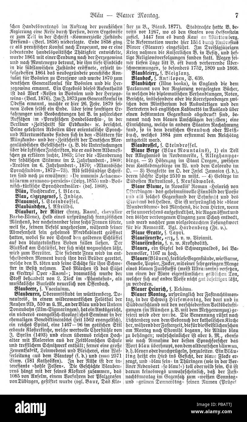 1033 Meyers b3 s0007 Stockfoto