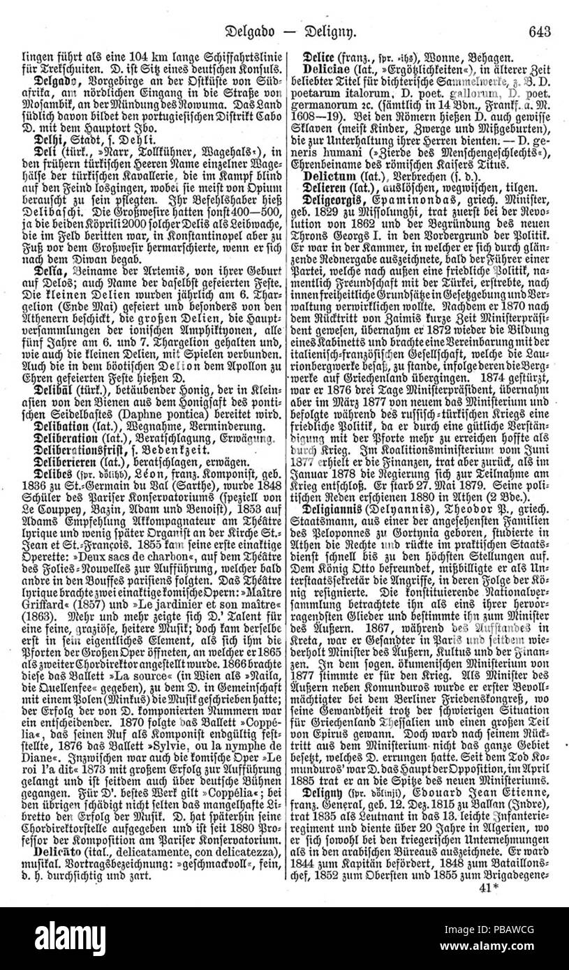 1036 Meyers b4 s0643 Stockfoto