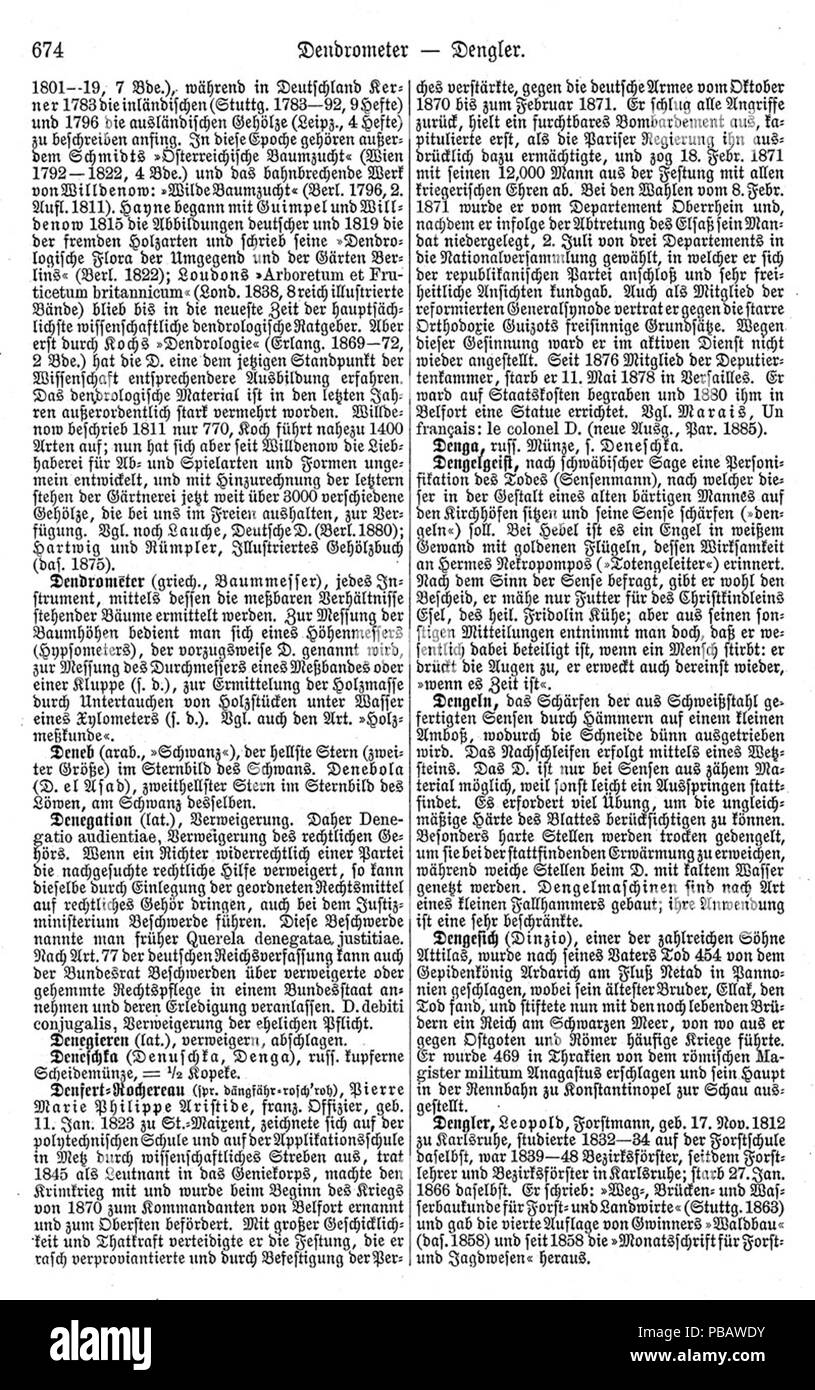 1036 Meyers b4 s0674 Stockfoto