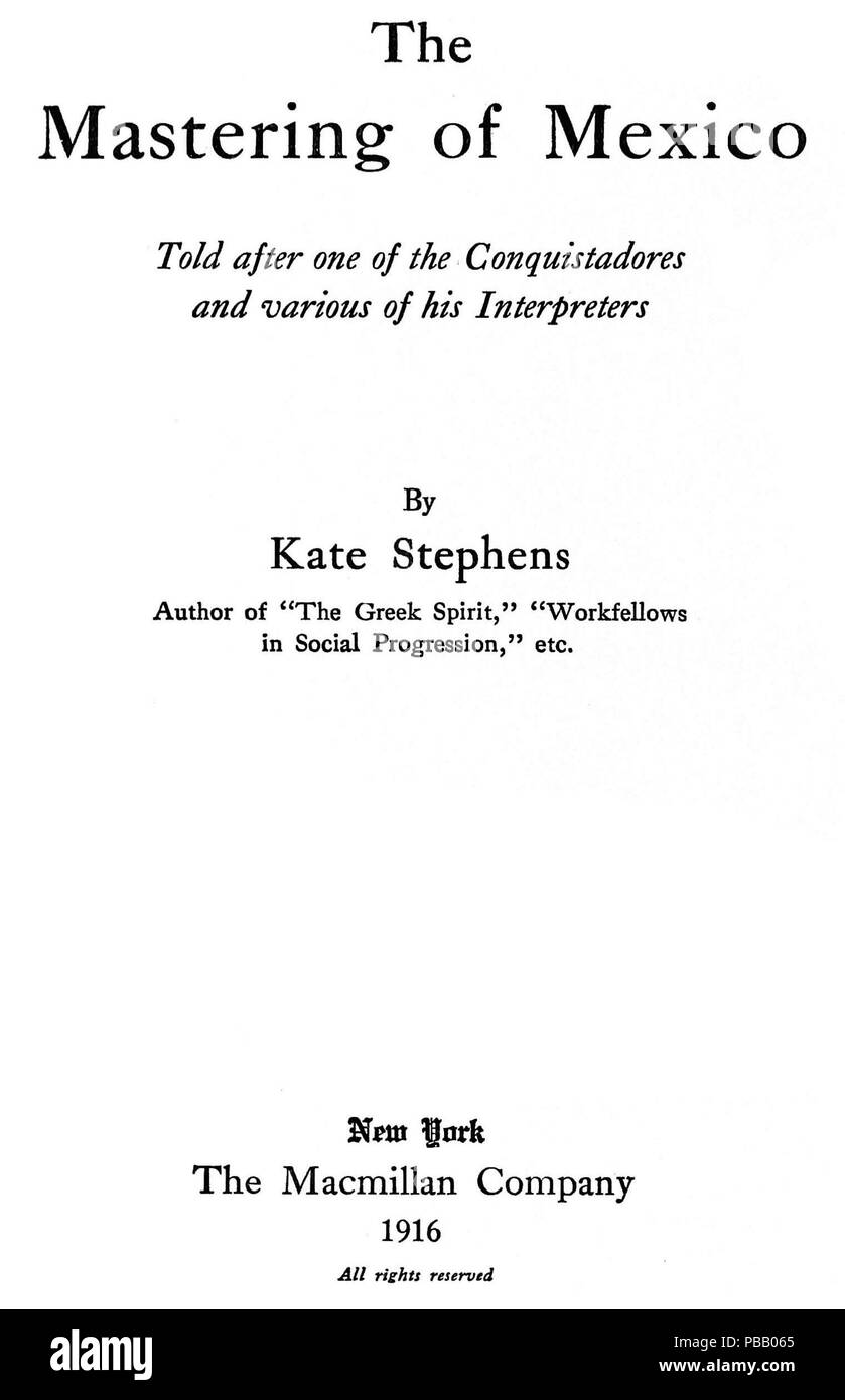 1054 MAMA D 011 Titel Seite Stockfoto