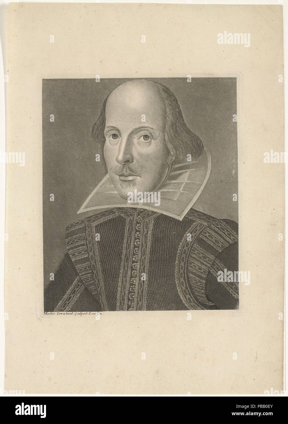 Porträt von William Shakespeare (1564-1616). Museum: private Sammlung. Stockfoto
