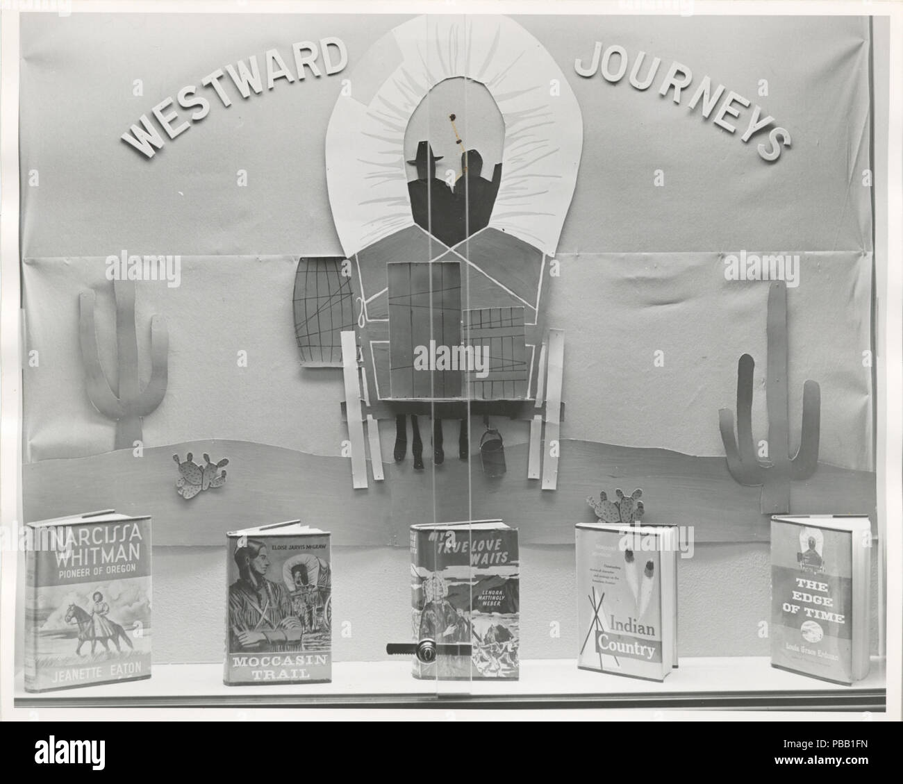 1060 Mosholu, Display - "nach Westen reisen" (Nypl b 11524053-1252870) Stockfoto