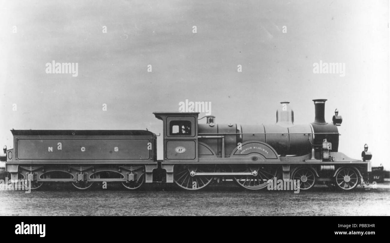 1079 N.C.S. 27 Koningin Wilhelmina NS 1507 Stockfoto