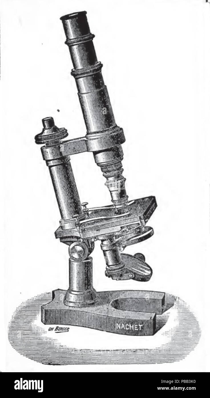 1079 Nachet Mikroskop Stockfoto