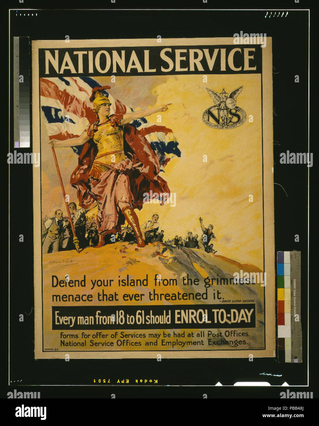 1083 National Service LCCN 2004666198 Stockfoto