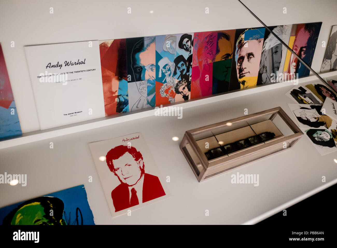 Andy Warhol Ausstellung in Malaga, Spanien, Juli 2018 Stockfoto