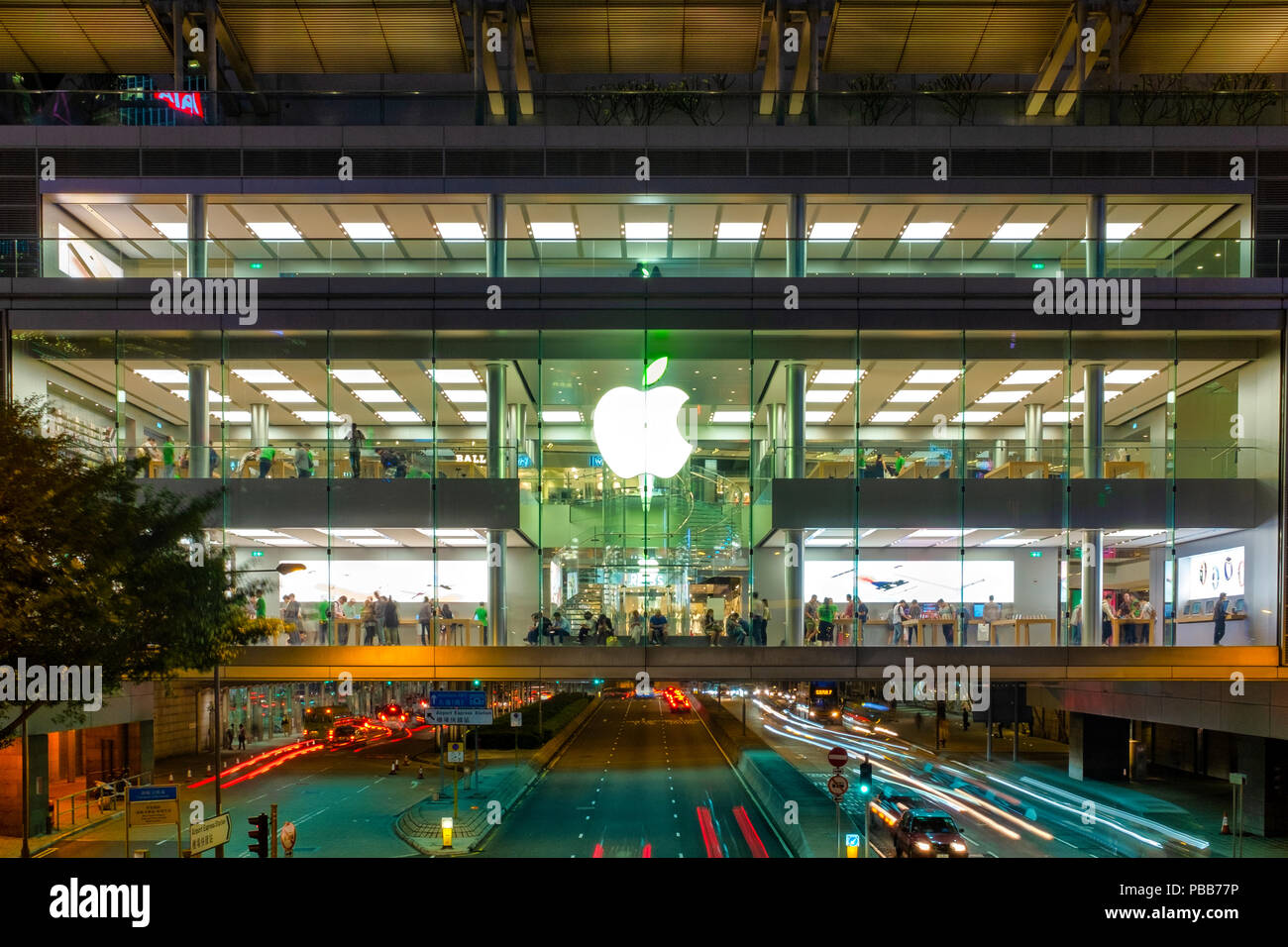 Apple Store im International Finance Centre, Hong Kong Island, China Stockfoto