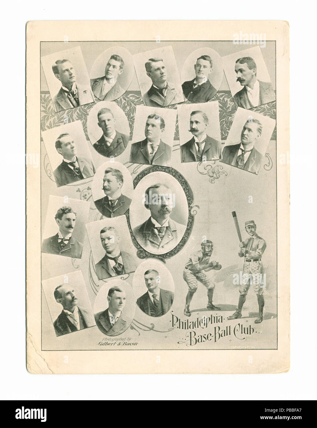 1187 Philadelphia Baseball Club, 1894 - (Nypl b 13537024-56387) Stockfoto