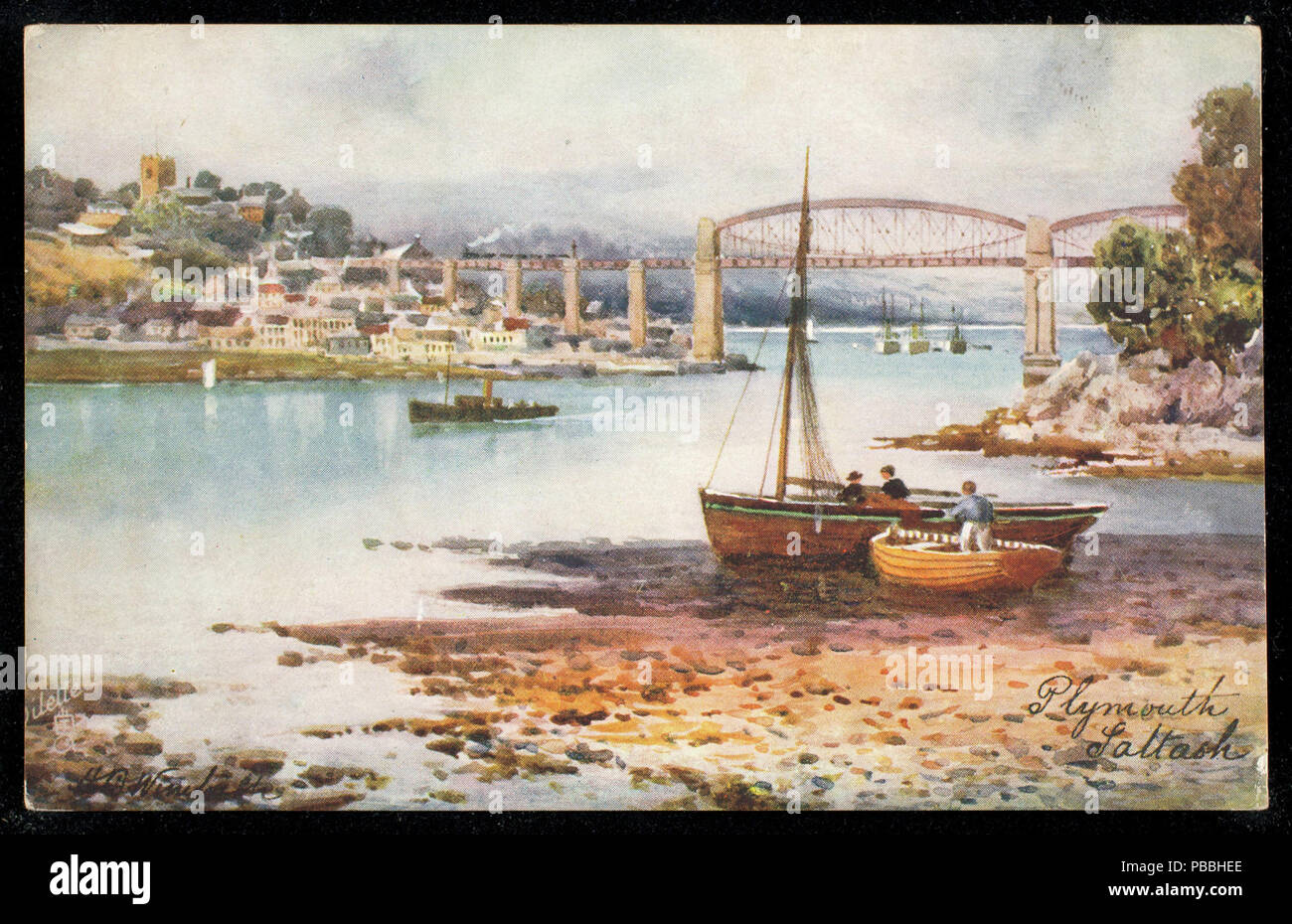 1207 PLymouth Saltash (NBY) 441672 Stockfoto