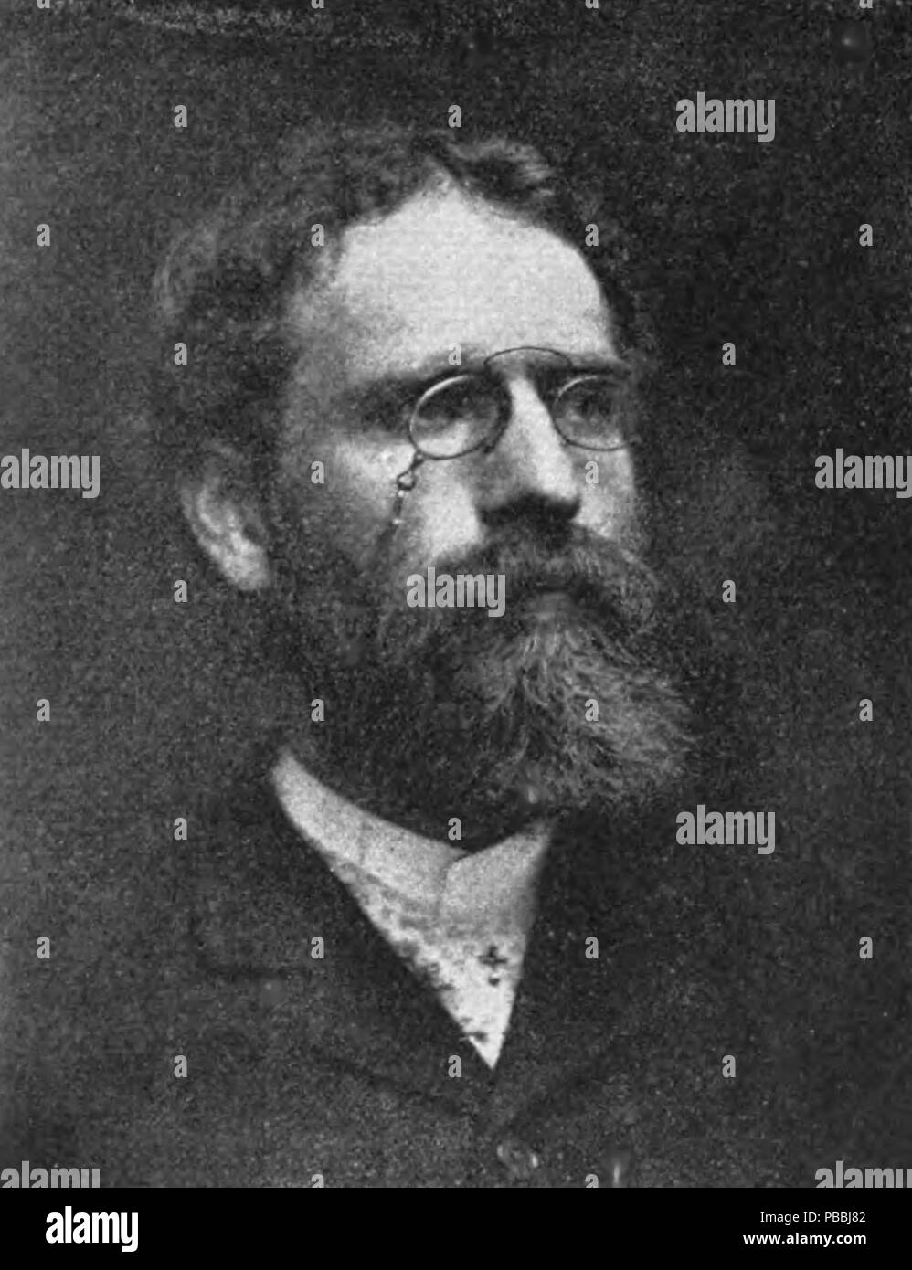 1218 Portrait von Robert Underwood Johnson Stockfoto