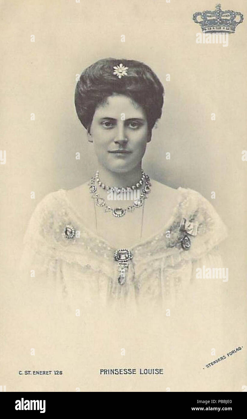 1227 Prinzessin Lovisa Caroline Josephine Sophie Olga Thyra von Dänemark Stockfoto