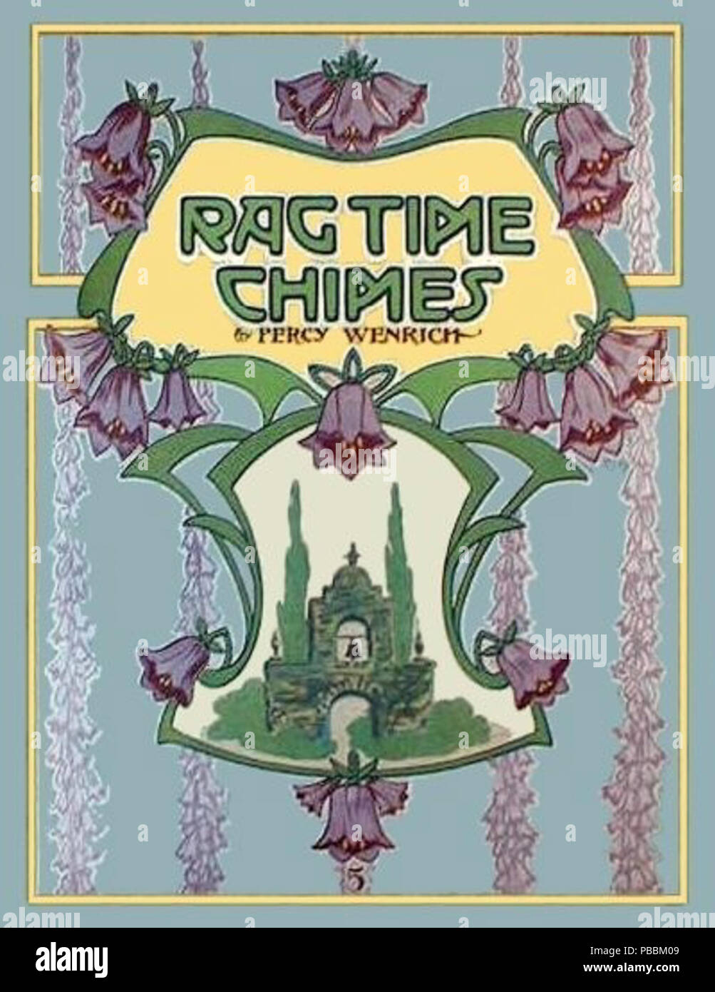 1242 Ragtime Glockenspiel Stockfoto