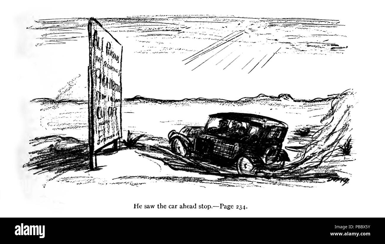 1150 P233, Scribner's Magazine 1922,-- der Wüste Stockfoto