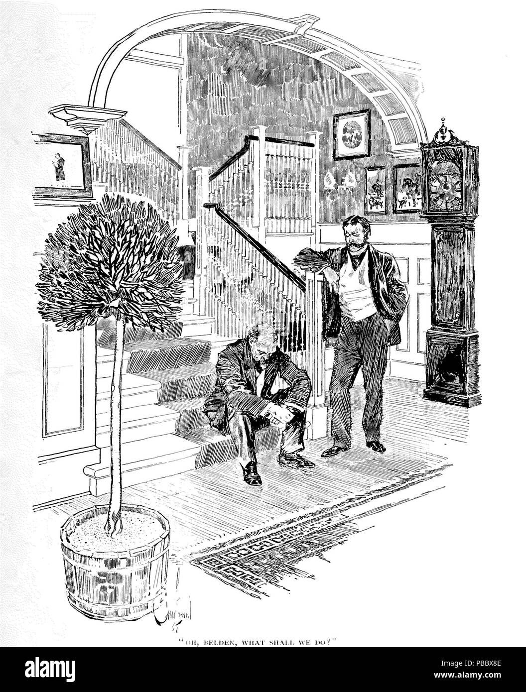 1150 P42, McClure's Magazine 1902 -- Im Tal der Schatten Stockfoto