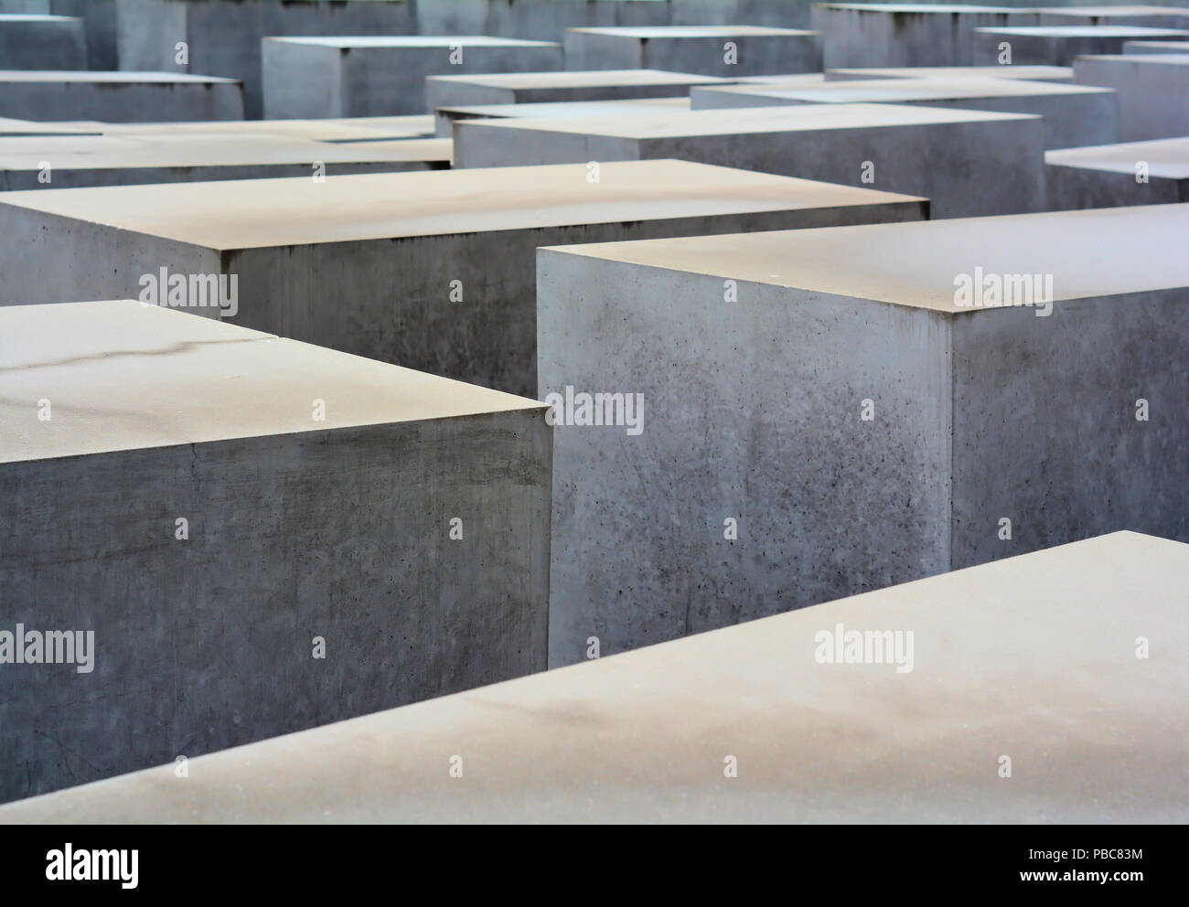 Holocaust Denkmal in der Stadtmitte von Berlin Stockfoto