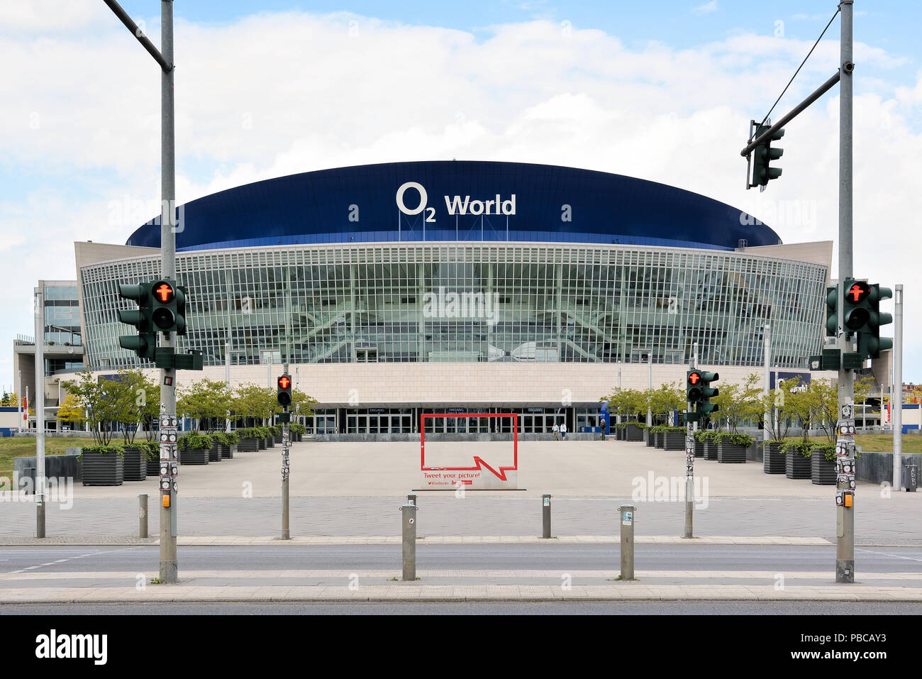 Veranstaltungsort O2 World in Berlin. Stockfoto