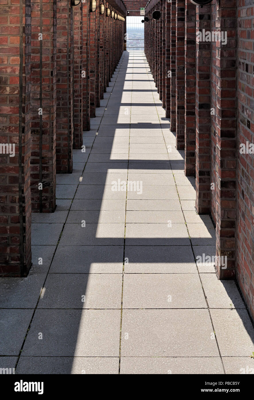 Architektur auf der Kollhoff Tower Berlin Stockfoto
