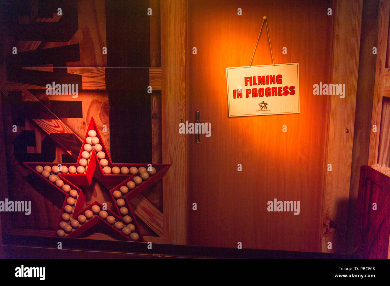 SAN FRANCISCO, USA - Okt 5, 2015: Madame Tussauds Museum in SF. Es offen war am 26. Juni 2014 Stockfoto