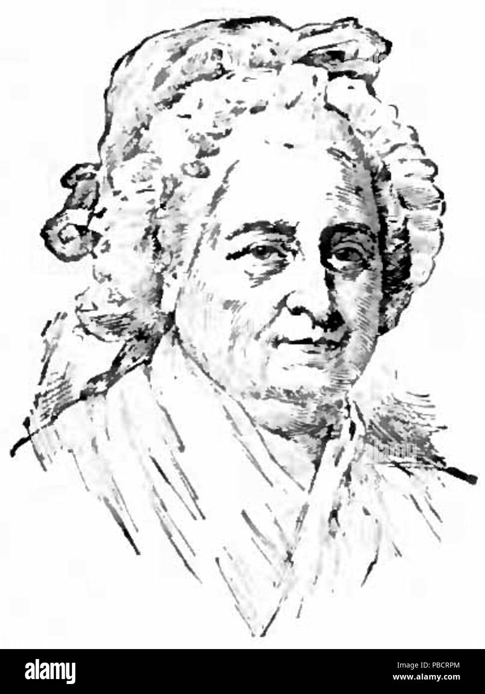 . Englisch: Porträt Zeichnung von Martha Washington, die Frau von George Washington, erster Präsident der Vereinigten Staaten. veröffentlicht 1914 1225 Präsidenten Martha Washington Stockfoto