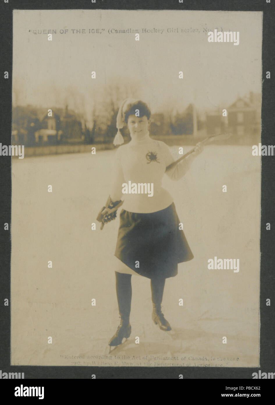 1239 Königin der Eis Canadian Hockey Mädchen Series No 2 (HS 85-10 -14562) Stockfoto