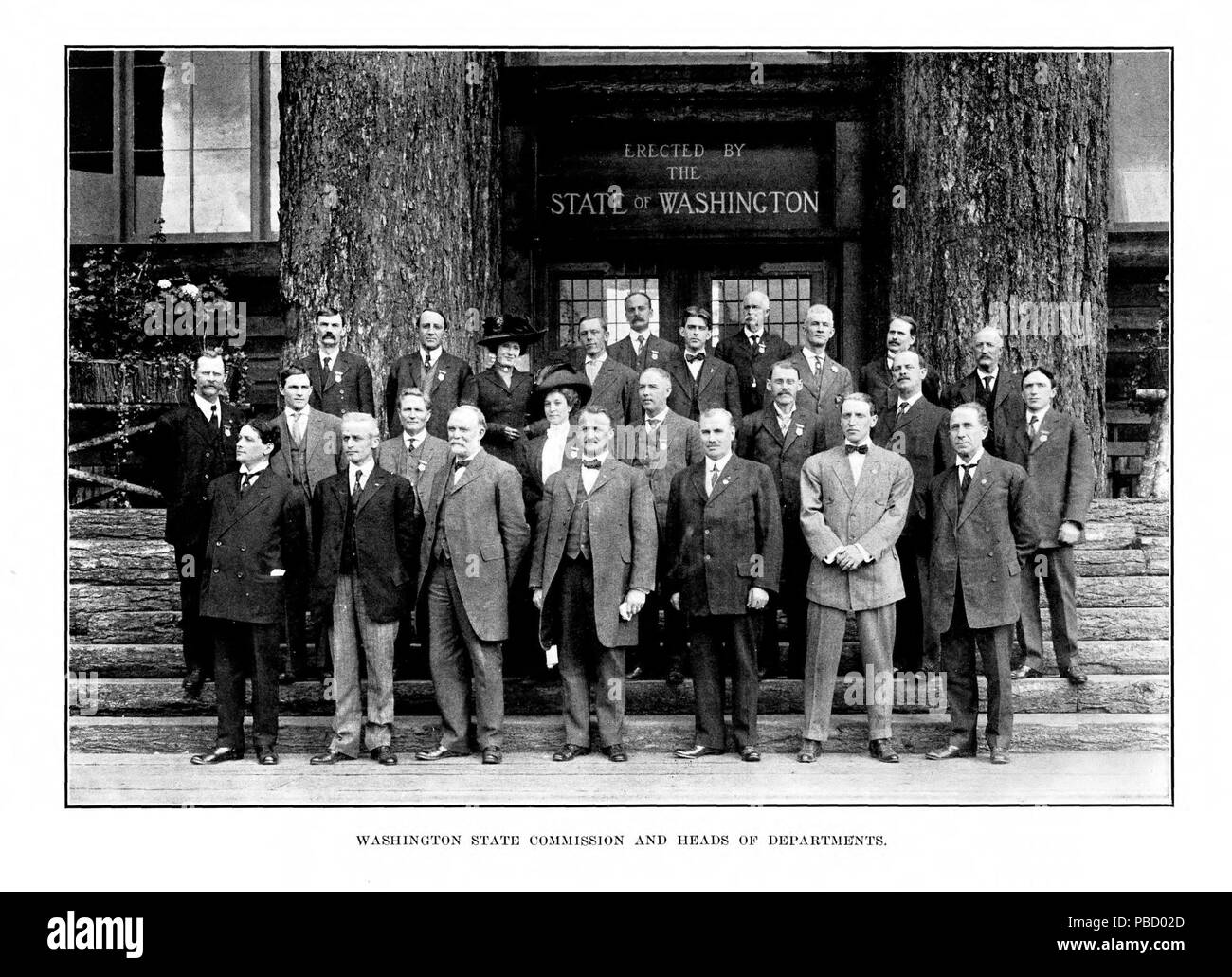 1253 Bericht der Alaska-Yukon-Pazifik Ausstellung Kommission des Staates Washington - Seite 6 Stockfoto