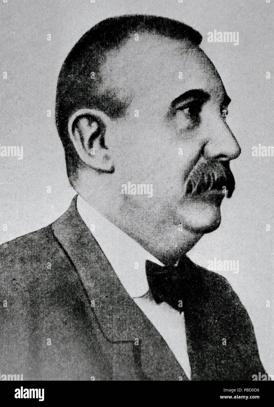 JOSE SIXTO ALVAREZ. FRAY MOCHO. ESCRITOR ARGENTINO 1850-1903. Stockfoto