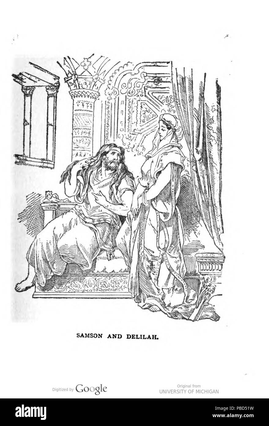1285 Samson und Delilah Stockfoto