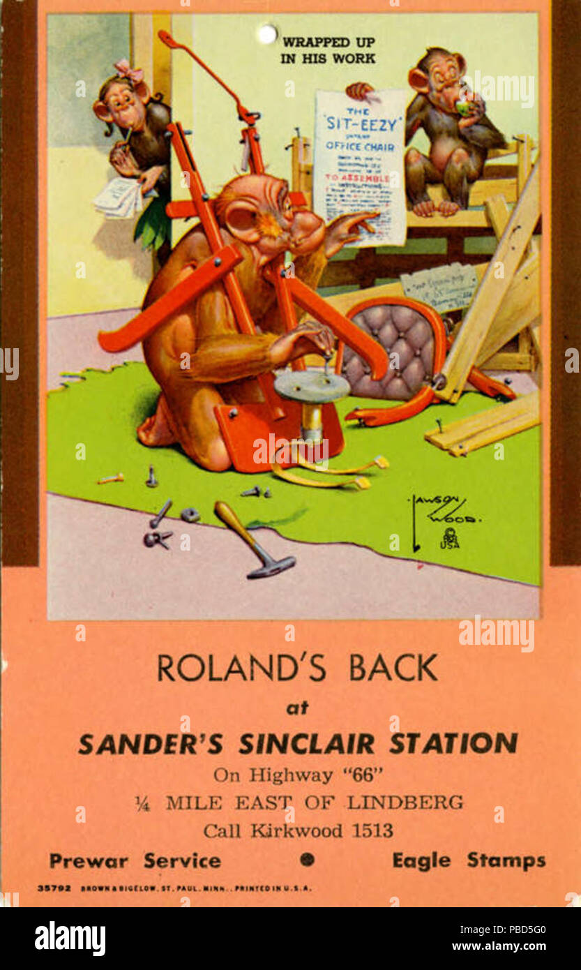 1289 Sanders Sinclair Station (NBY) 434671 Stockfoto