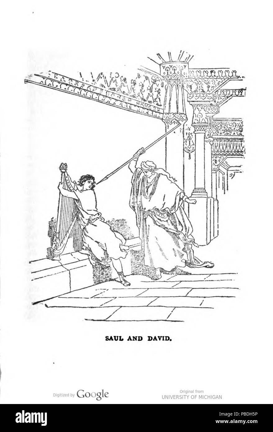1292 Saul und David Stockfoto