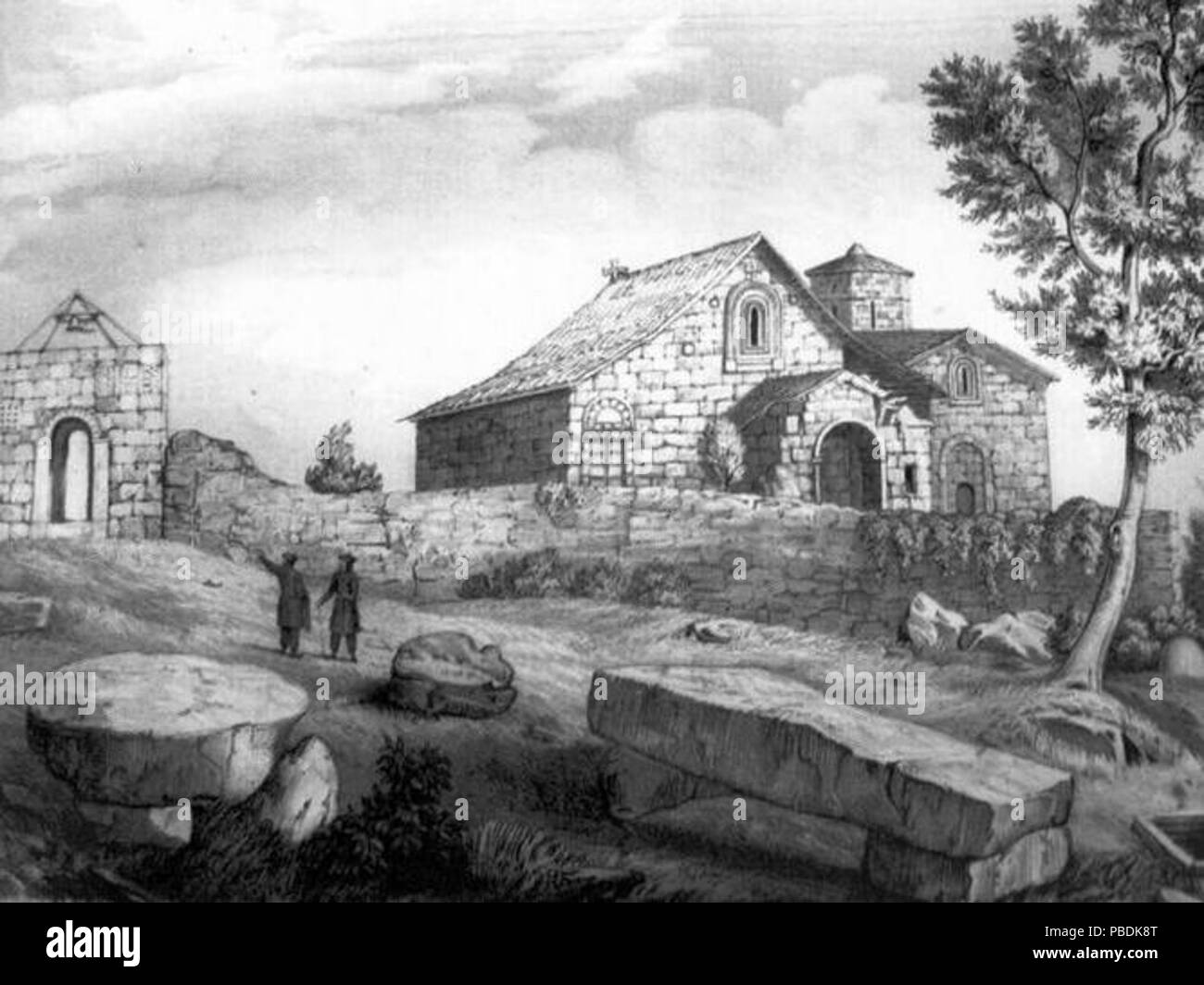 1314 Shemokmedi Kirche, Guria, Georgien Stockfoto