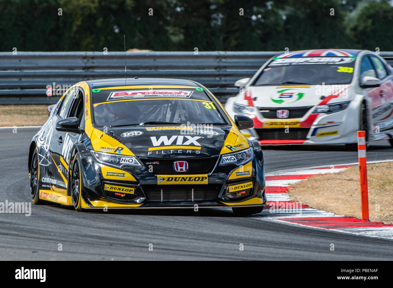 British Touring Car Championship 2018 Runde 6, Qualifizierende - Snetterton, Vereinigtes Königreich 29. Juli 2018 (C) Guy Schirmer Stockfoto