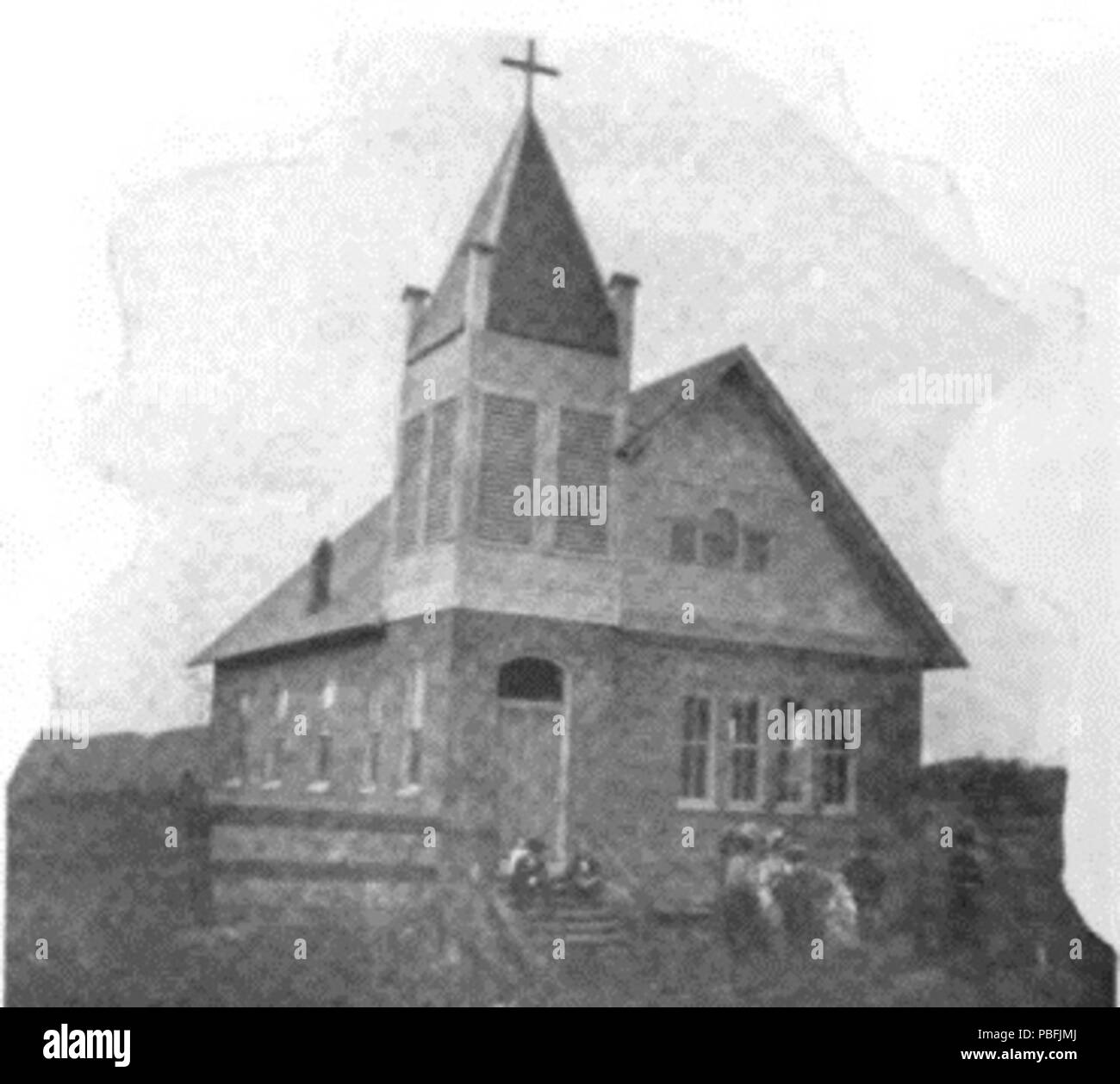 1566 St. Thomas Episcopal Church, Clarksburg, Hausgeräte Stockfoto