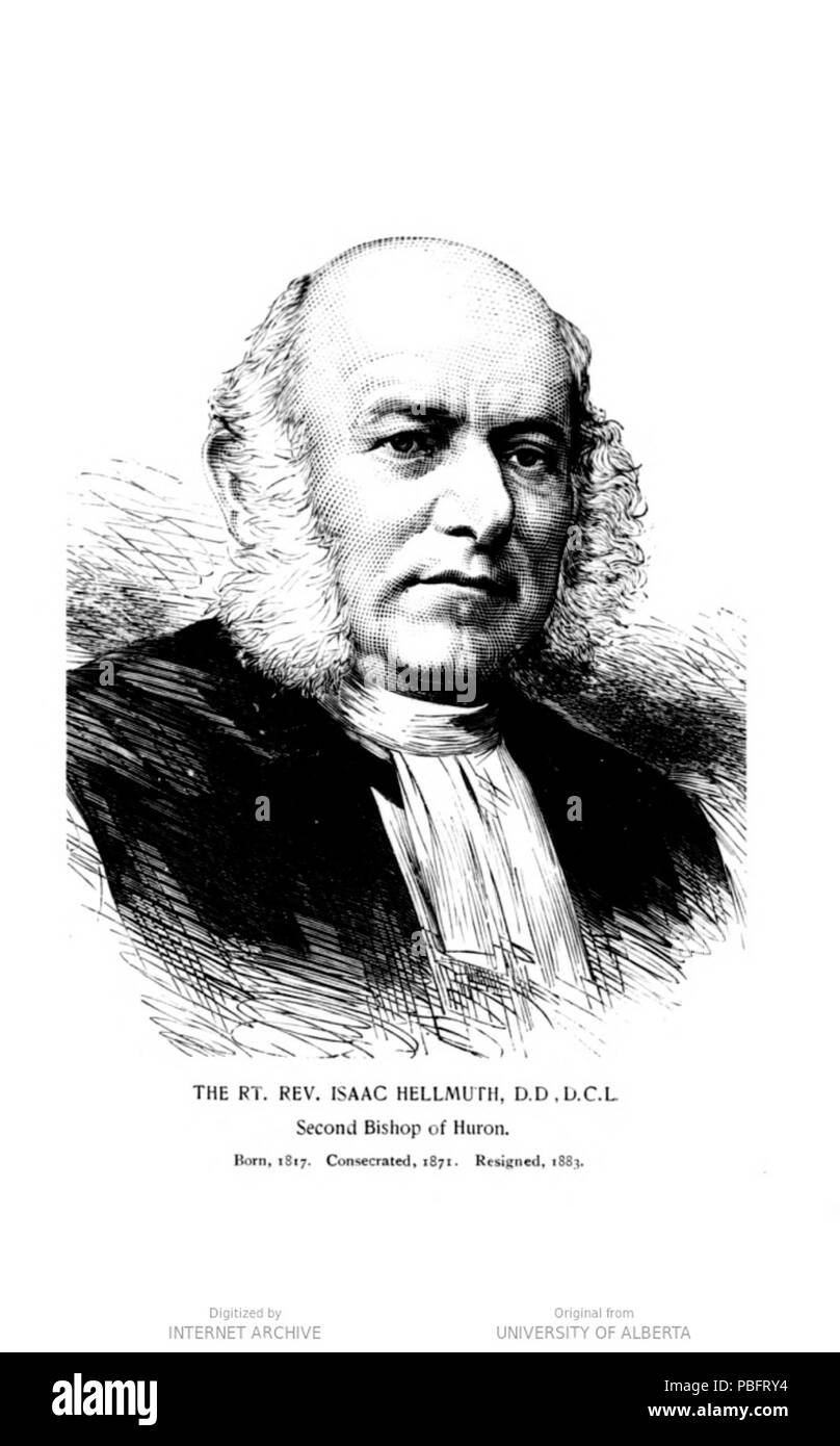 1696 Die Rt. Rev. Isaac Hellmuth Stockfoto