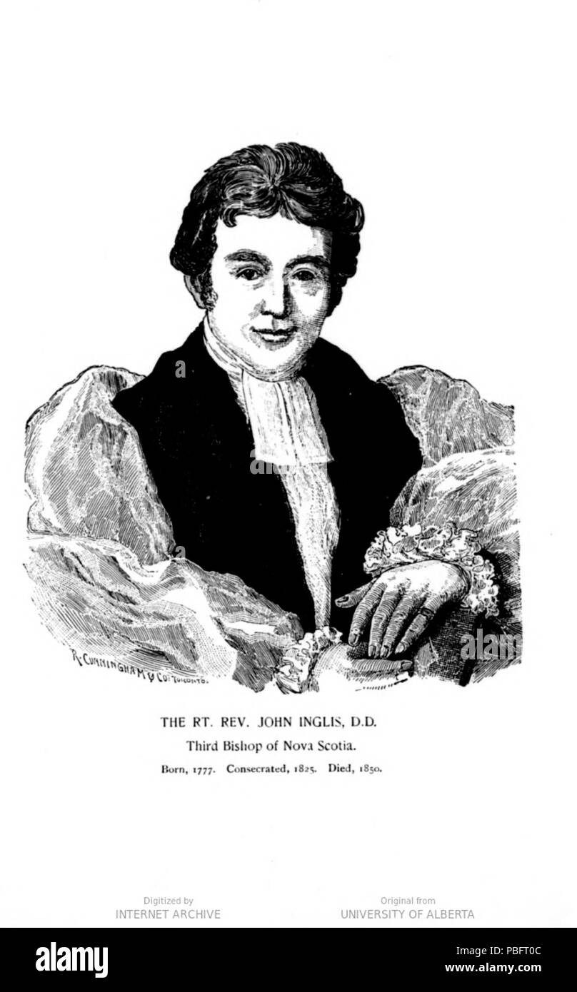 1697 Die Rt. Pfr. John Inglis Stockfoto