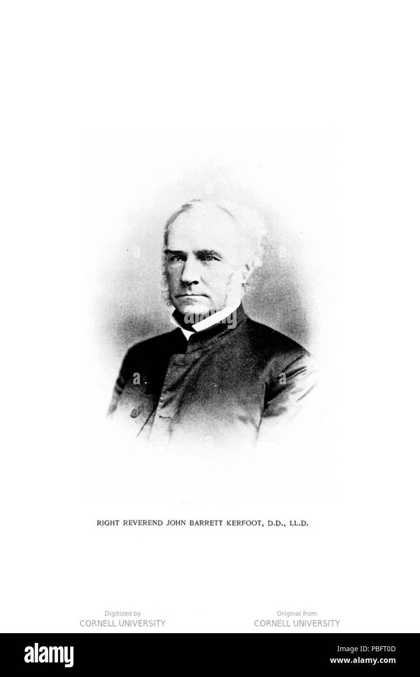 1697 Die Rt. Pfr. Johannes Kerfoot Stockfoto